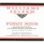 Flat front label of wine