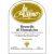 Flat front label of wine