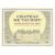 Flat front label of wine