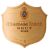 Flat front label of wine