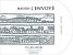 Flat front label of wine