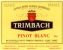 Flat front label of wine
