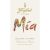 Flat front label of wine