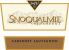 Flat front label of wine
