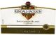 Flat front label of wine