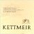Flat front label of wine