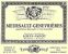 Flat front label of wine