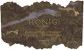 Flat front label of wine