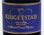 Flat front label of wine