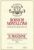 Flat front label of wine