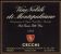 Flat front label of wine
