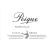 Flat front label of wine