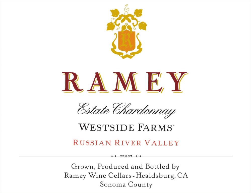 Ramey Westside Farms Estate Chardonnay 2022 (75cl)