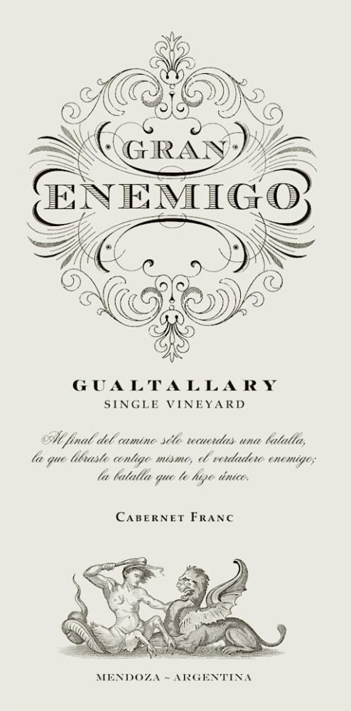 El Enemigo Gran Enemigo Gualtallary Cabernet Franc 2022 Wine (75cl) product image