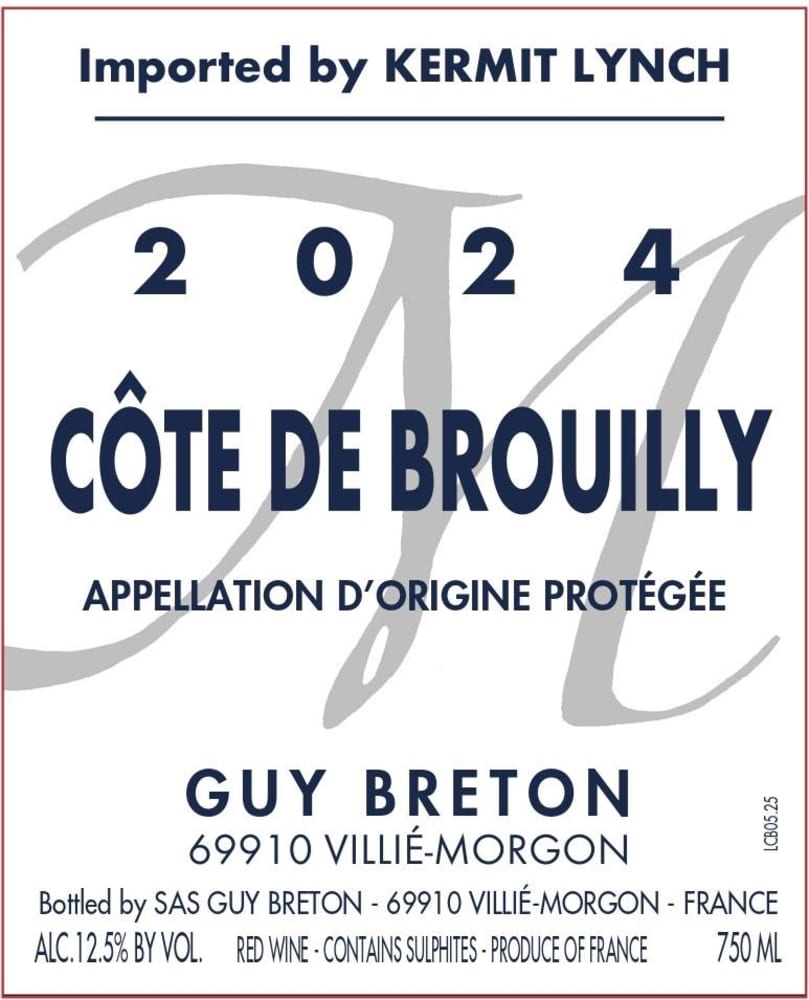 Guy Breton Cote-de-Brouilly 2024
