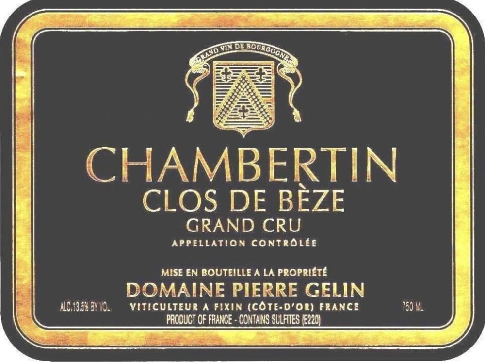 Pierre Gelin Chambertin Clos De Beze Grand Cru 2021