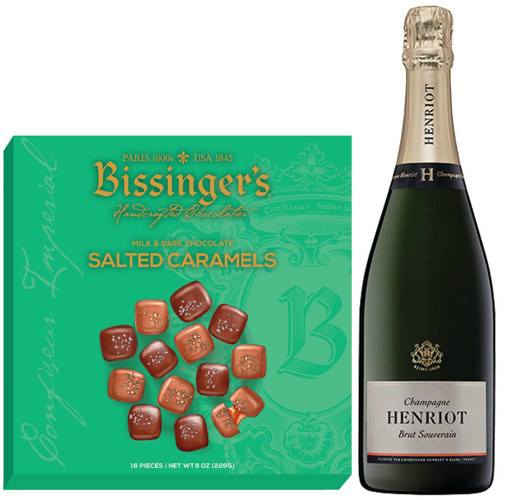 Henriot Brut Souverain & Bissinger's Chocolate Caramels Collection