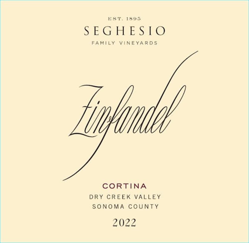 Seghesio Cortina Zinfandel 2022