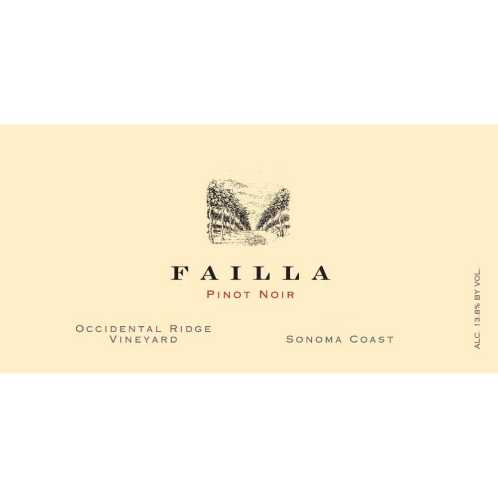 Failla Occidental Ridge Vineyard Pinot Noir 2022