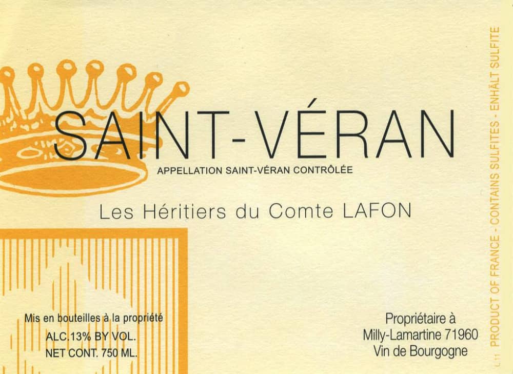 Heritiers du Comte Lafon Saint-Veran 2024