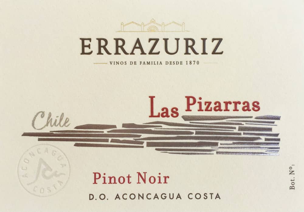 Errazuriz Aconcagua Costa Las Pizarras Pinot Noir 2023