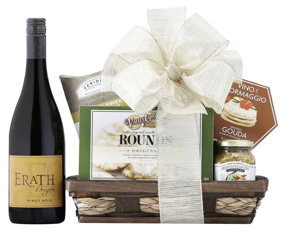 Pinot Noir & Cheese Gift Basket