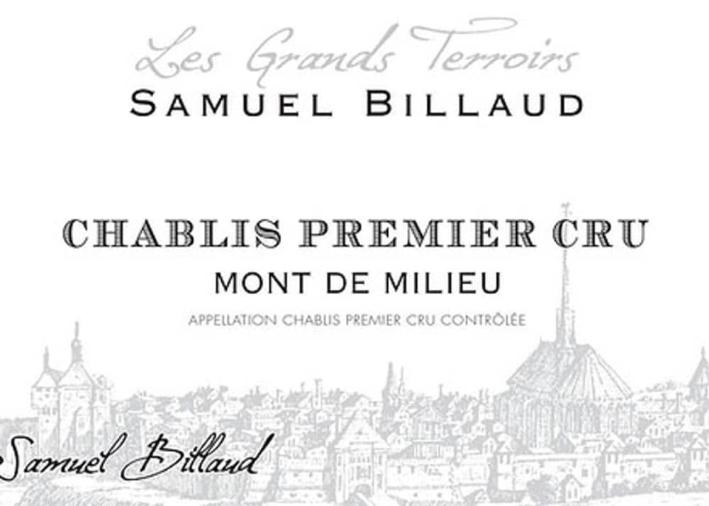 Samuel Billaud Chablis Mont de Milieu Premier Cru 2023