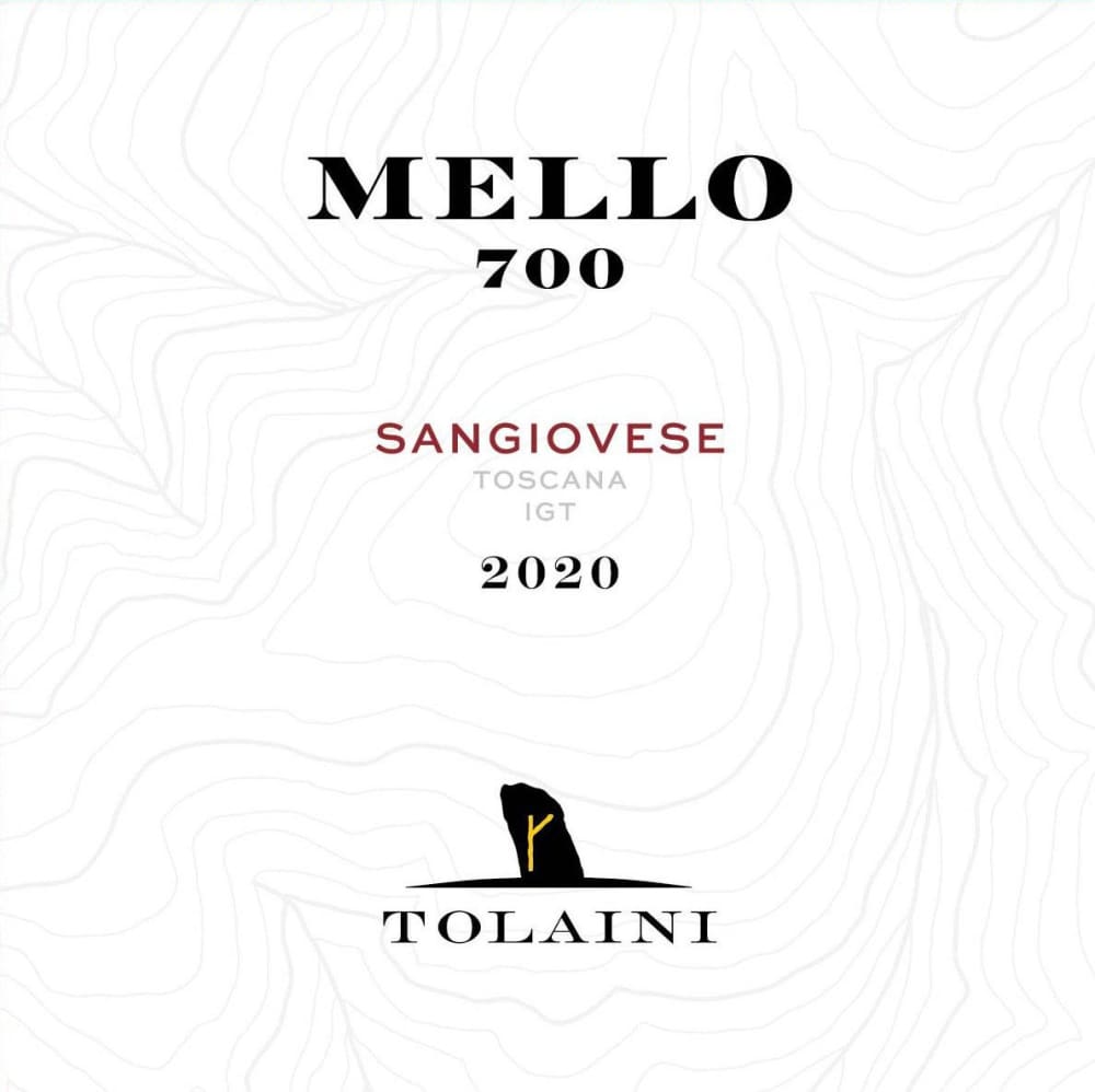 Tolaini Mello 700 Sangiovese 2020