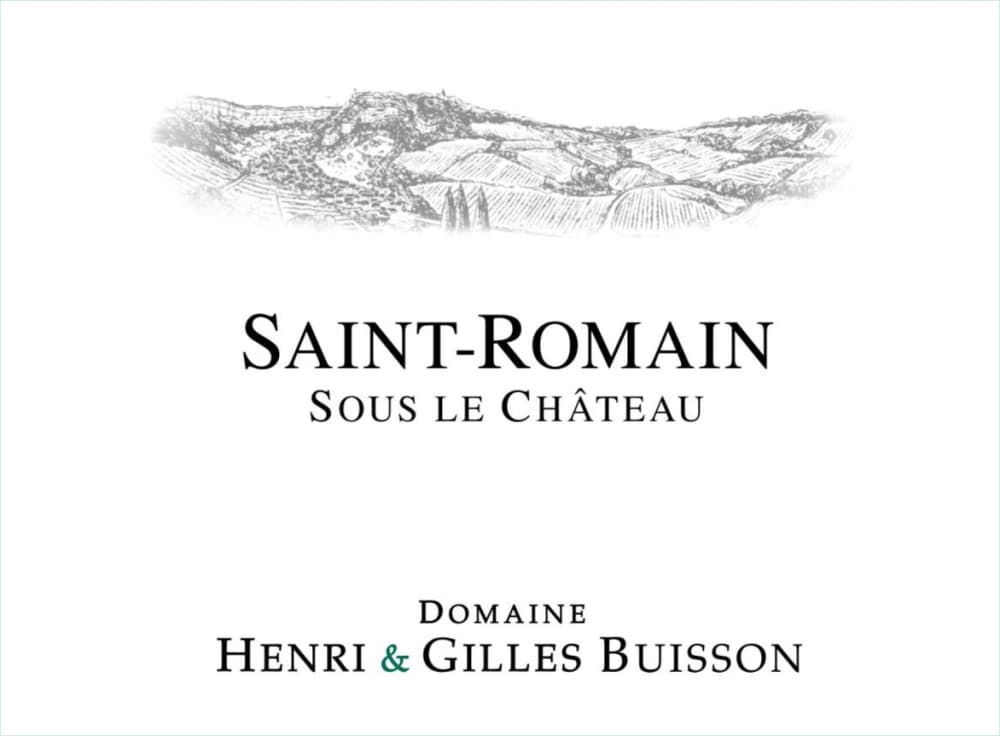 Henri & Gilles Buisson Saint-Romain Sous le Chateau Blanc 2023 Wine (75cl) product image