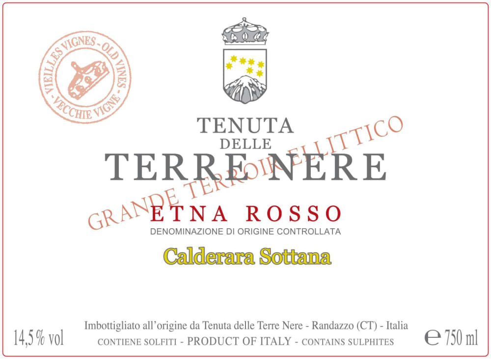 Tenuta delle Terre Nere Etna Rosso Calderara Sottana 2024 Wine (75cl) product image