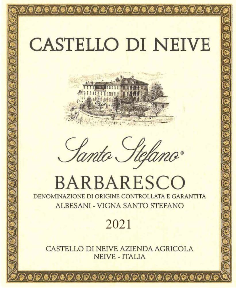 Castello di Neive Barbaresco Santo Stefano 2021 (75cl)