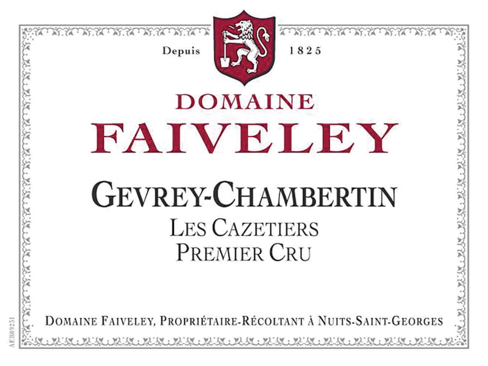 Faiveley Gevrey-Chambertin Les Cazetiers Premier Cru 2023 (75cl)