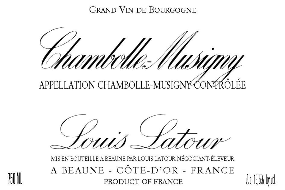 Louis Latour Chambolle-Musigny 2022