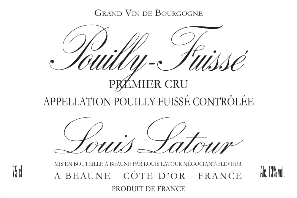 Louis Latour Pouilly-Fuisse Premier Cru 2022