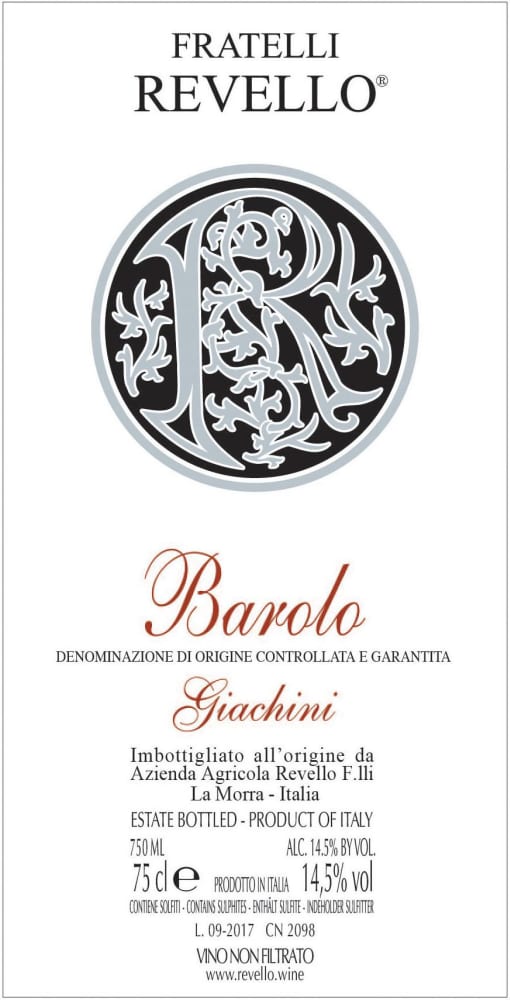 Fratelli Revello Barolo Giachini 2021