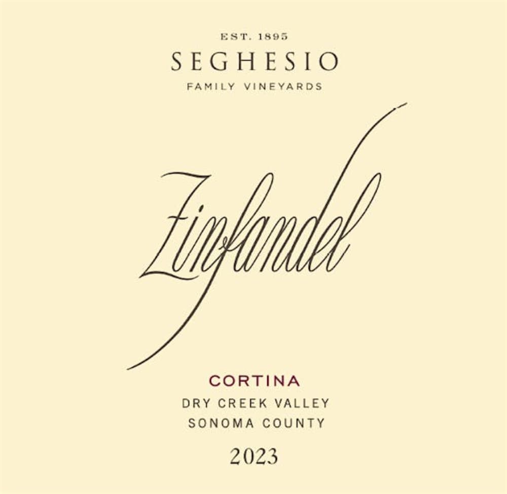 Seghesio Cortina Zinfandel 2023 Vintage