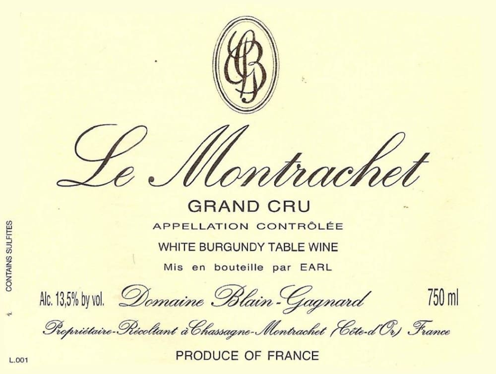 Domaine Blain-Gagnard Grand Cru 2023