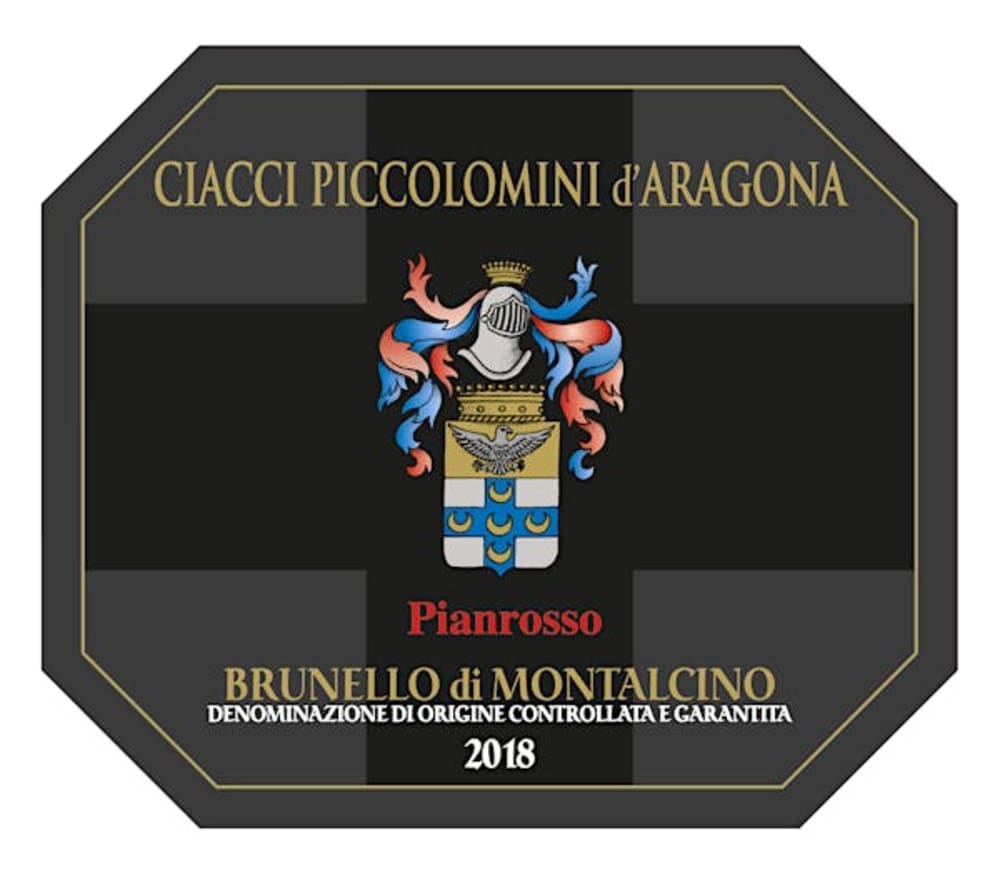 Ciacci Piccolomini d'Aragona Brunello di Montalcino Pianrosso (Pre-Arrival) 2018