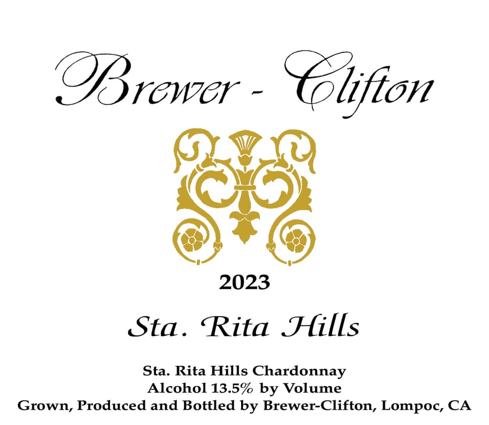 Brewer-Clifton Sta. Rita Hills Chardonnay 2023