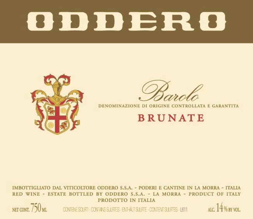 Oddero Barolo Brunate 2020