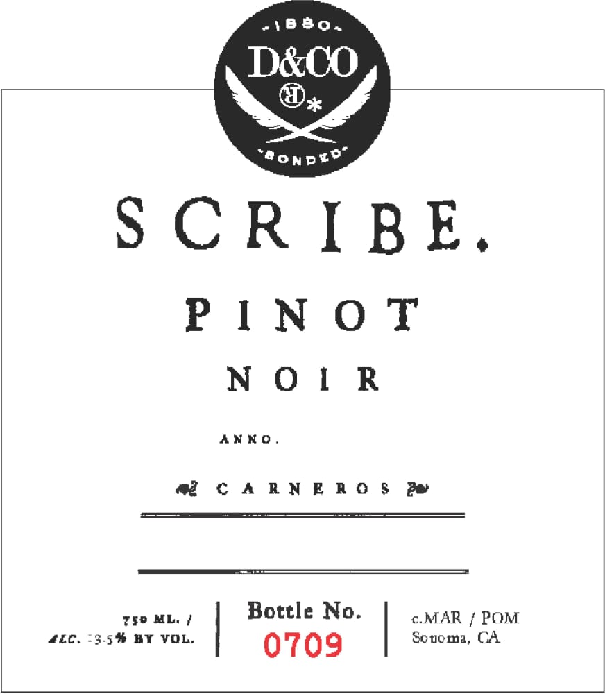 Scribe Carneros Pinot Noir 2024