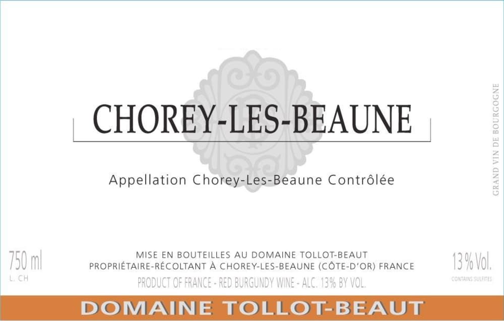 Domaine Tollot-Beaut Chorey-Les-Beaune Wine