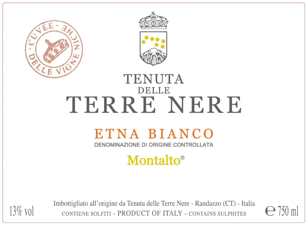Tenuta delle Terre Nere Etna Bianco Montalto 2024 Wine (75cl) product image