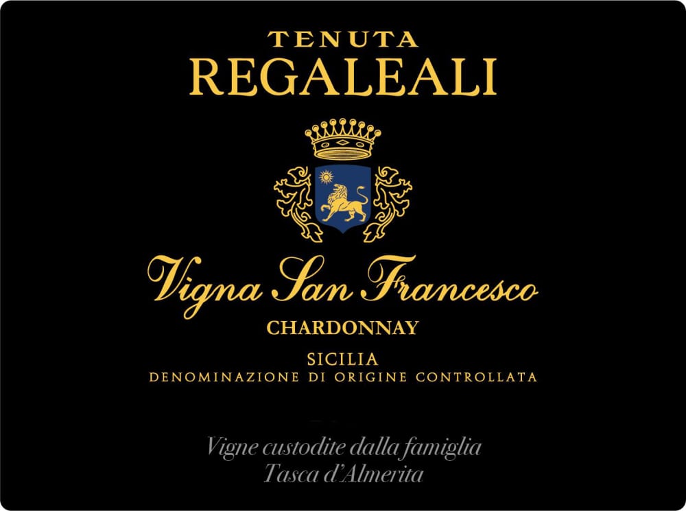 Regaleali Vigna San Francesco Chardonnay 2022 Wine (75cl) product image