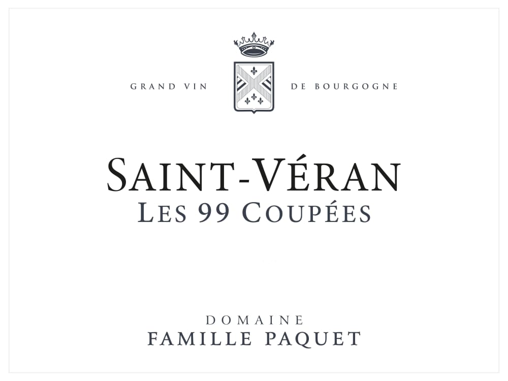 Famille Paquet Saint-Veran Les 99 Coupees 2023 Wine (75cl) product image