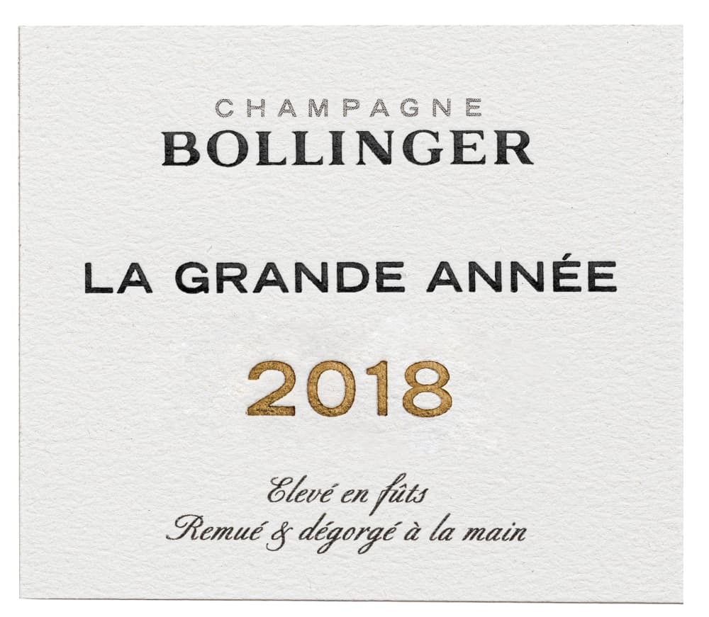 Bollinger La Grande Annee Brut with Gift Box 2018