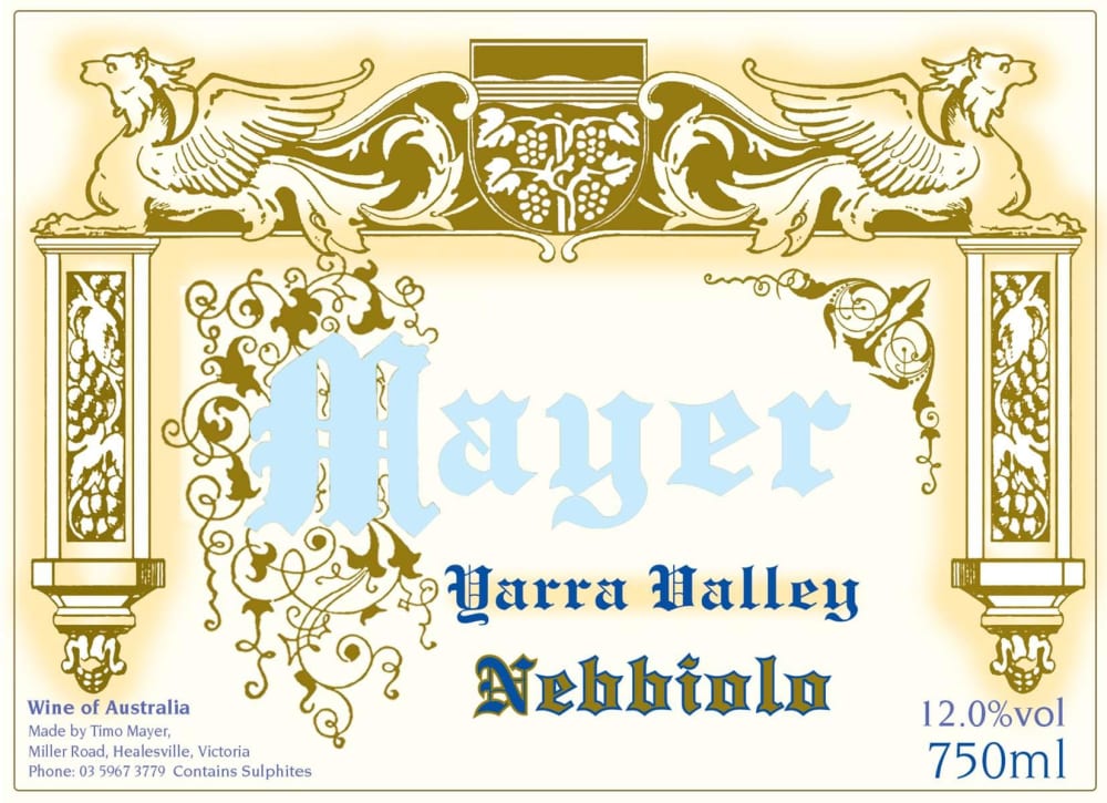 Timo Mayer Yarra Valley Nebbiolo 2022