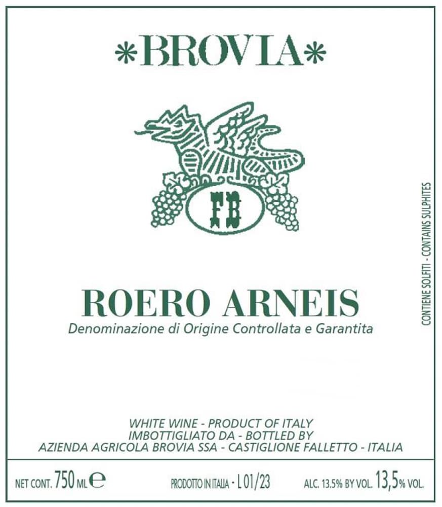 Brovia Arneis 2025 Wine (75cl) product image