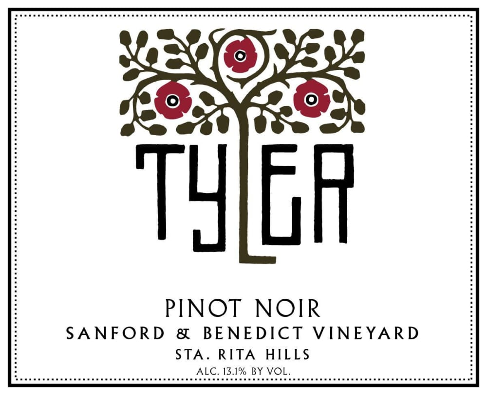 Tyler Winery Sanford and Benedict Pinot Noir 2023