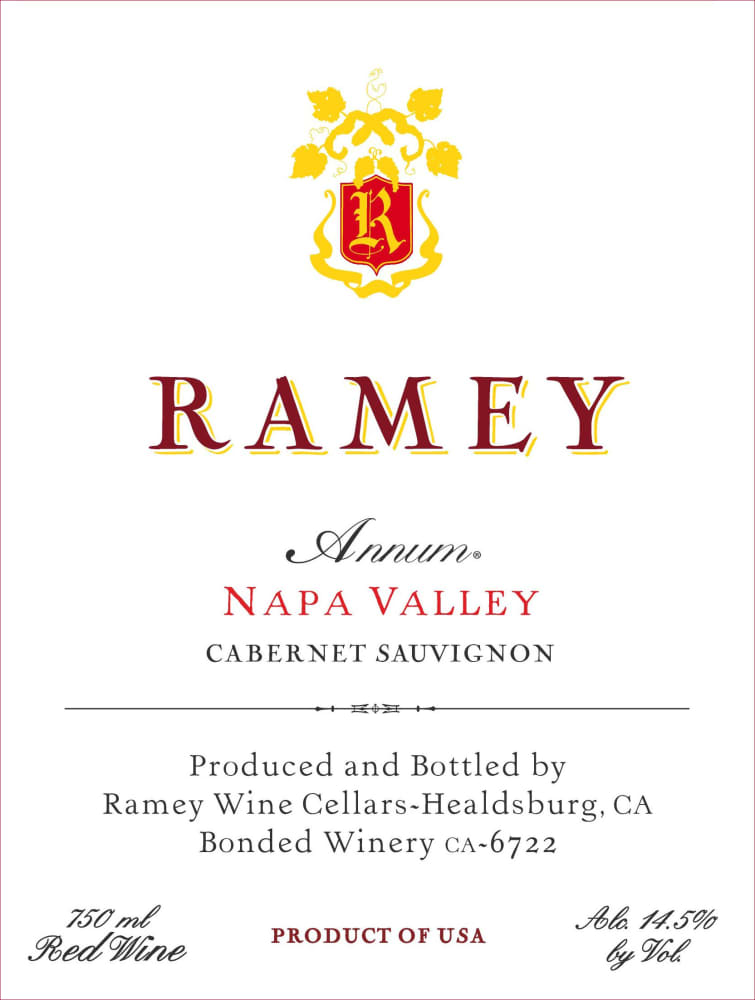 Ramey Annum Cabernet Sauvignon 2019